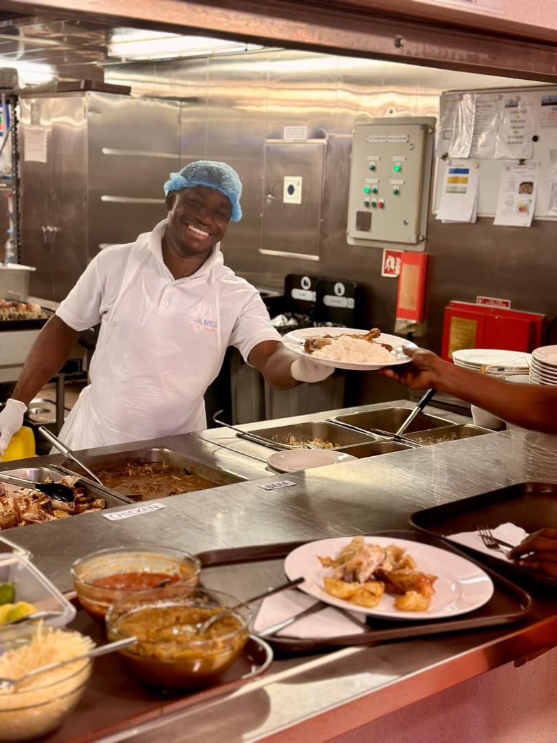 Germisa chef in a corporate kitchen